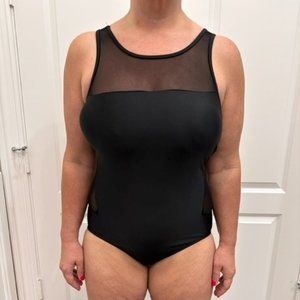 Black Sheer Bathing Suit